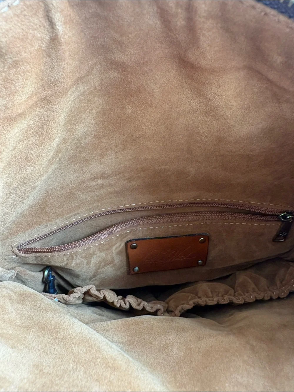 Patricia Nash LUZILLE Convertible Painted Leather Backpack Bag Tropical Dreams